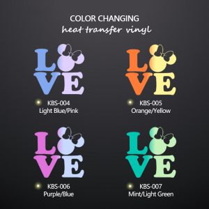 Color Change Heat Transfer Vinyl